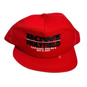 Vintage Holyfield Bowe Adjustable Hat Caesars Palace Boxing 1993